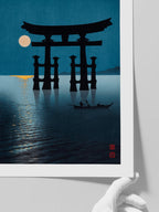 Koho Shoda Shrine Gate Of Miyajima - Art Print
