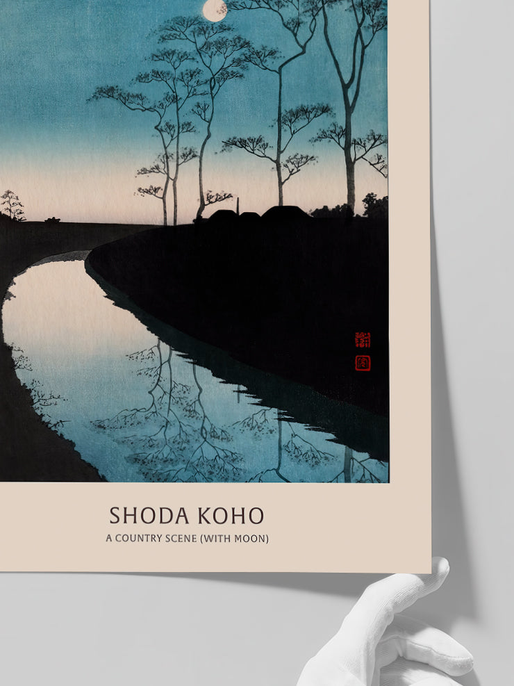 Koho Shoda A Country Scene - Art Print  Poster