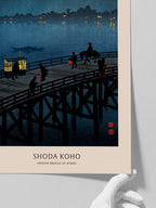 Koho Shoda Ohashi Bridge at Atako - Art Print