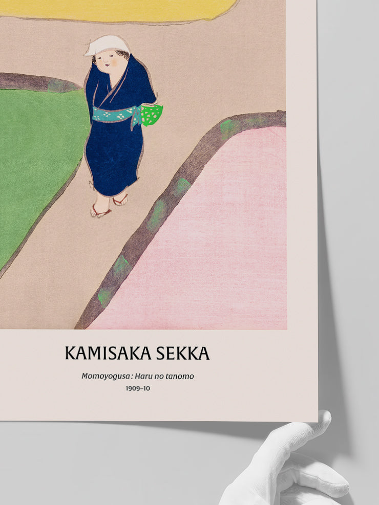 Kamisaka Sekka Path through the Fields - Art Print