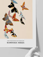 Kamisaka Sekka One Thousand Butterflies N4 - Art Print