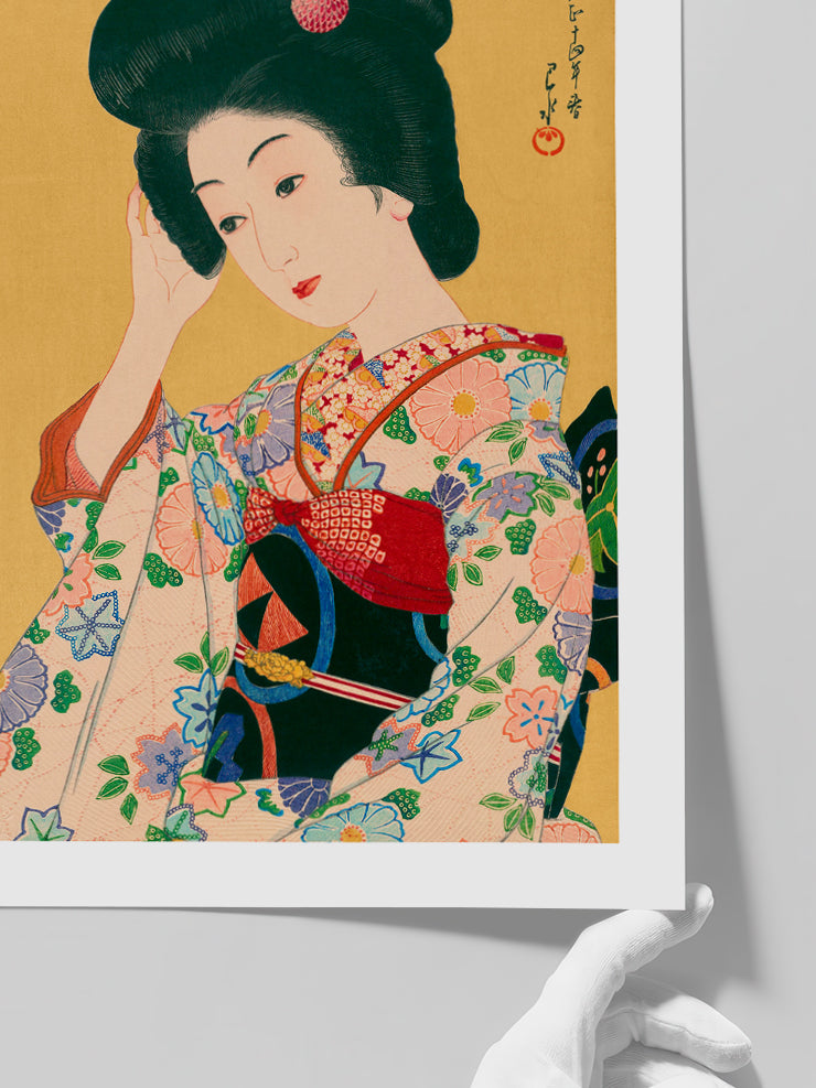 Kawase Departing Spring - Art Print