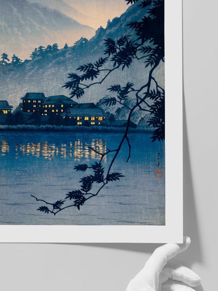 Kawase Yumoto Hot Spring, Nikko - Art Print  Poster