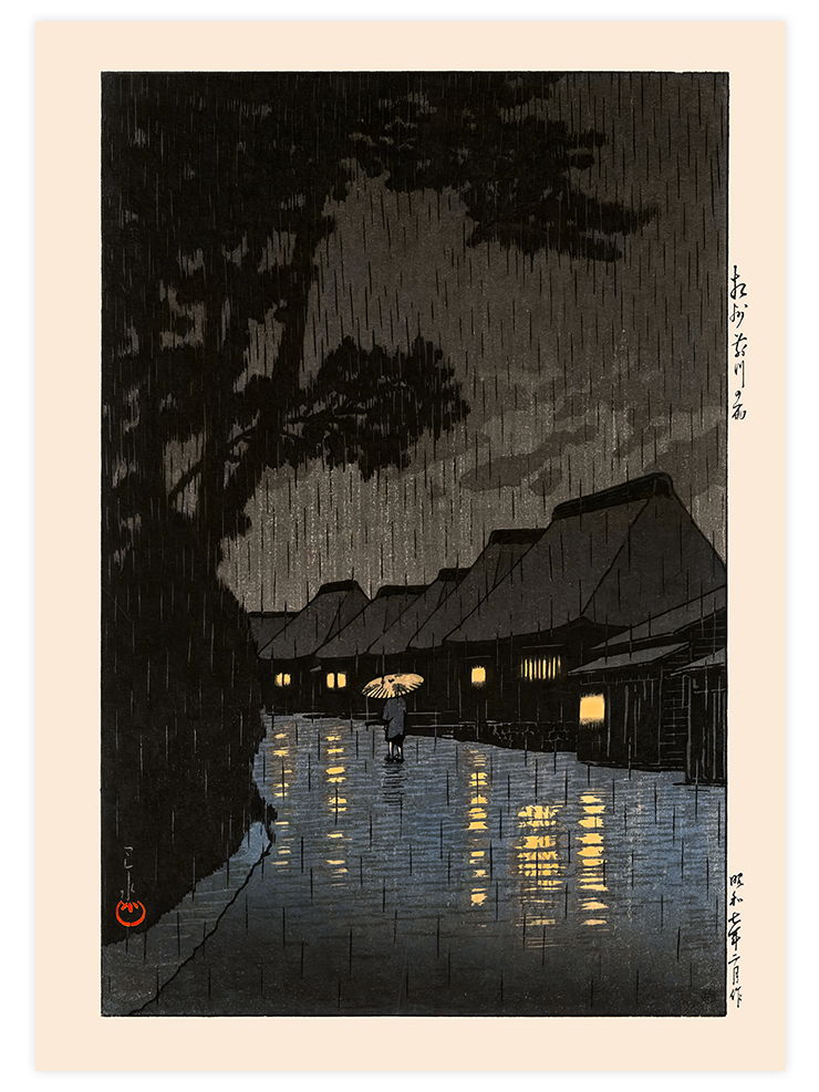 Kobayashi & Kawase Night Scenes - Poster Seti Duo  Poster