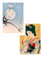 Geisha & The Moon - Poster Seti Duo