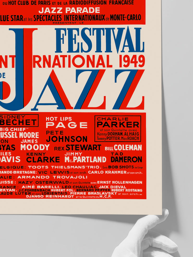 Jazz Festival - Art Print  Poster