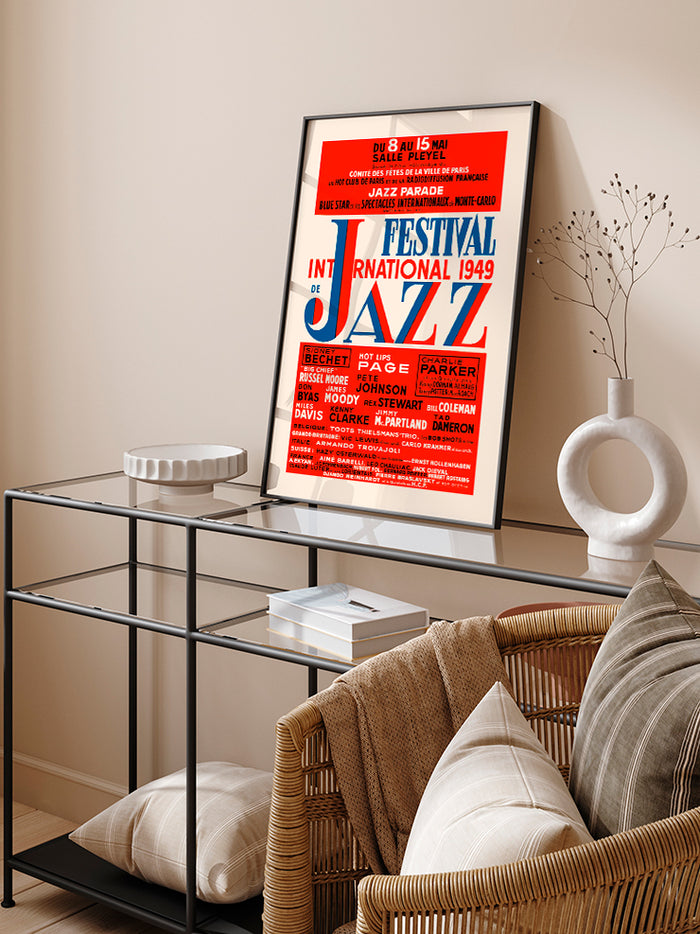 Jazz Festival - Art Print  Poster