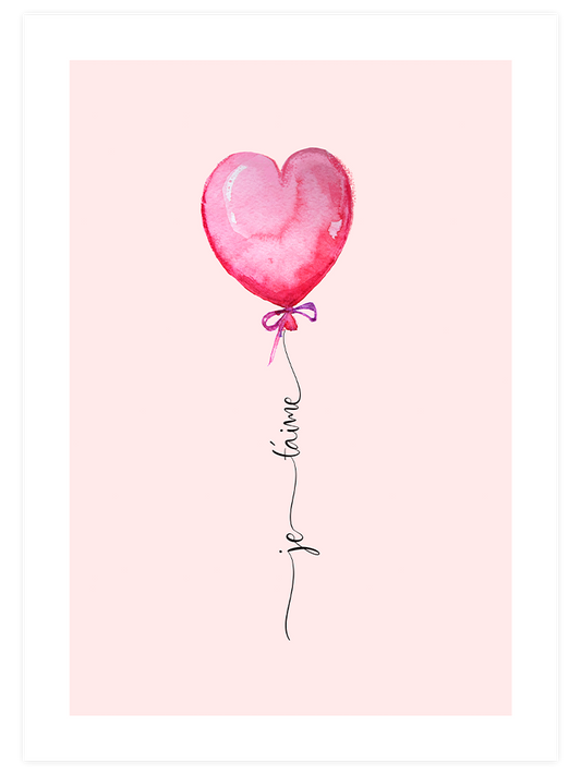 Je T'aime - Art Print