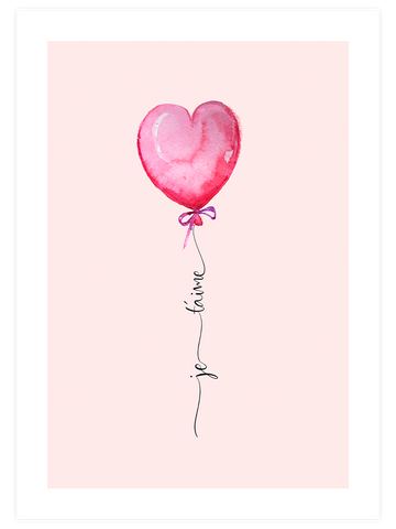 Je T'aime - Art Print