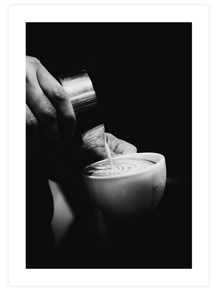 The Art Of Making Cappuccino - Art Print Fotoğraflar Poster