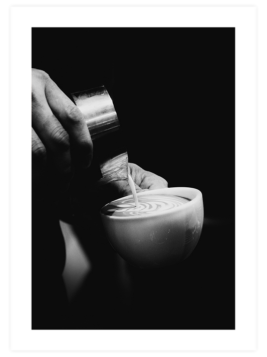 The Art Of Making Cappuccino Poster - Giclée Baskı