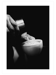 The Art Of Making Cappuccino Poster - Giclée Baskı