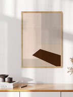 Soyut Kahverengi N2 - Art Print