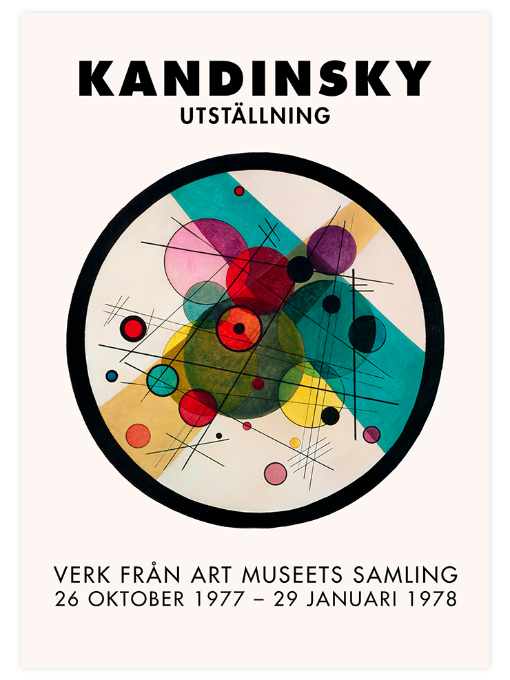 Kandinsky Geometric Colors - Poster Seti Duo  Poster