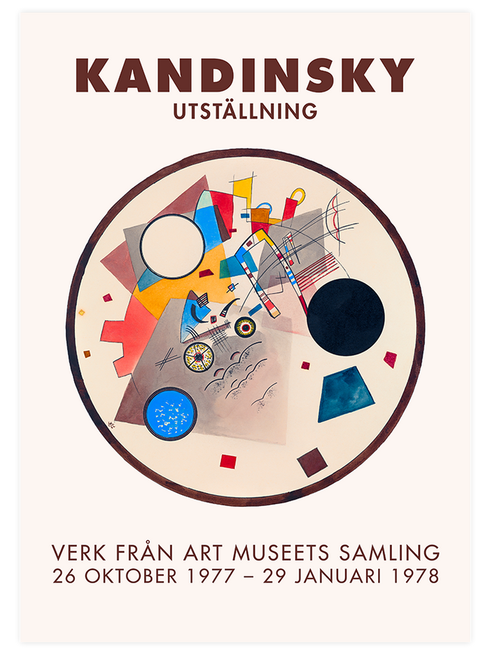 Kandinsky Geometric Colors - Poster Seti Duo  Poster