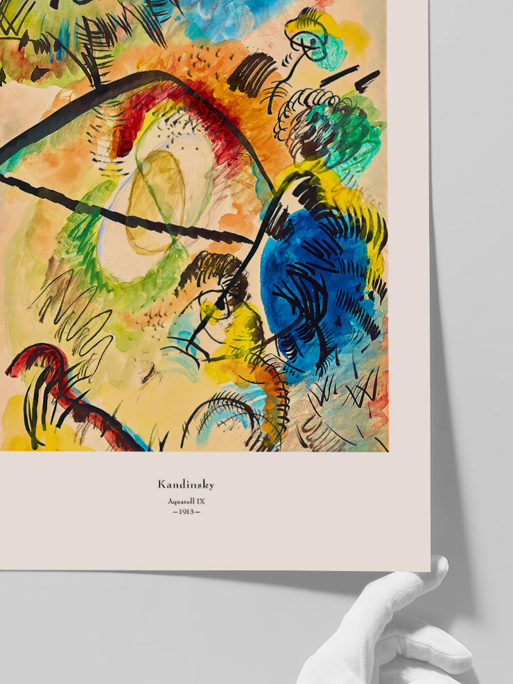 Kandinsky Aquarell IX - Art Print  Poster