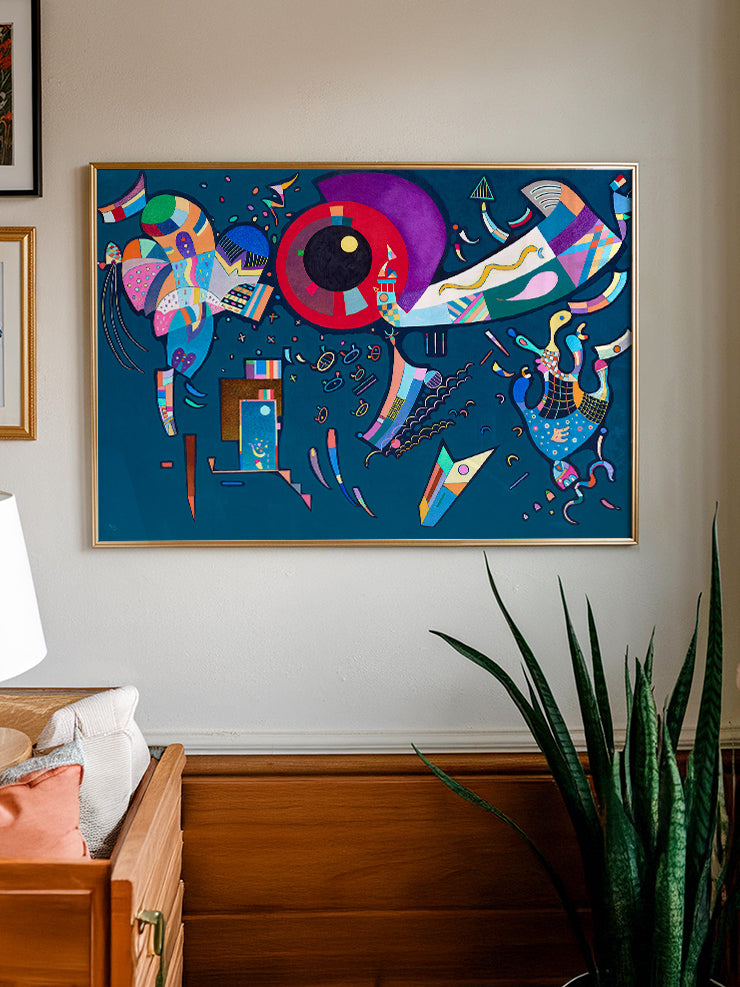 Kandinsky Çemberin Etrafında - Art Print  Poster