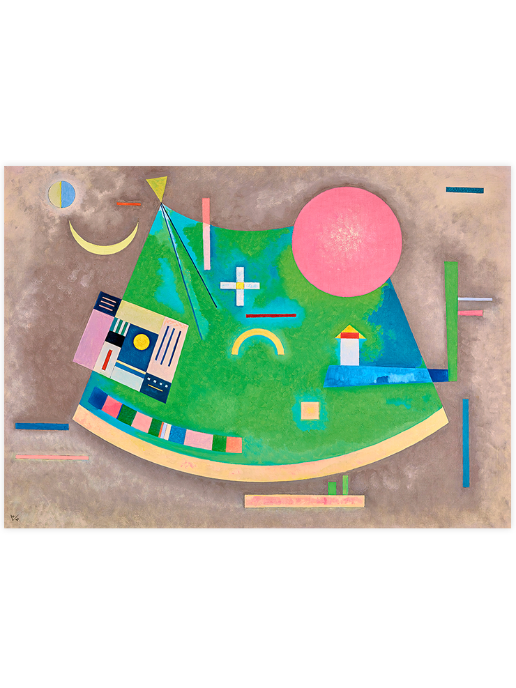 Kandinsky Arrow to Circle - Art Print