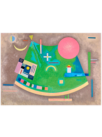 Kandinsky Arrow to Circle - Art Print