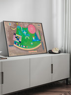 Kandinsky Arrow to Circle - Art Print