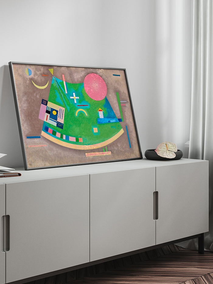 Kandinsky Arrow to Circle - Art Print  Poster