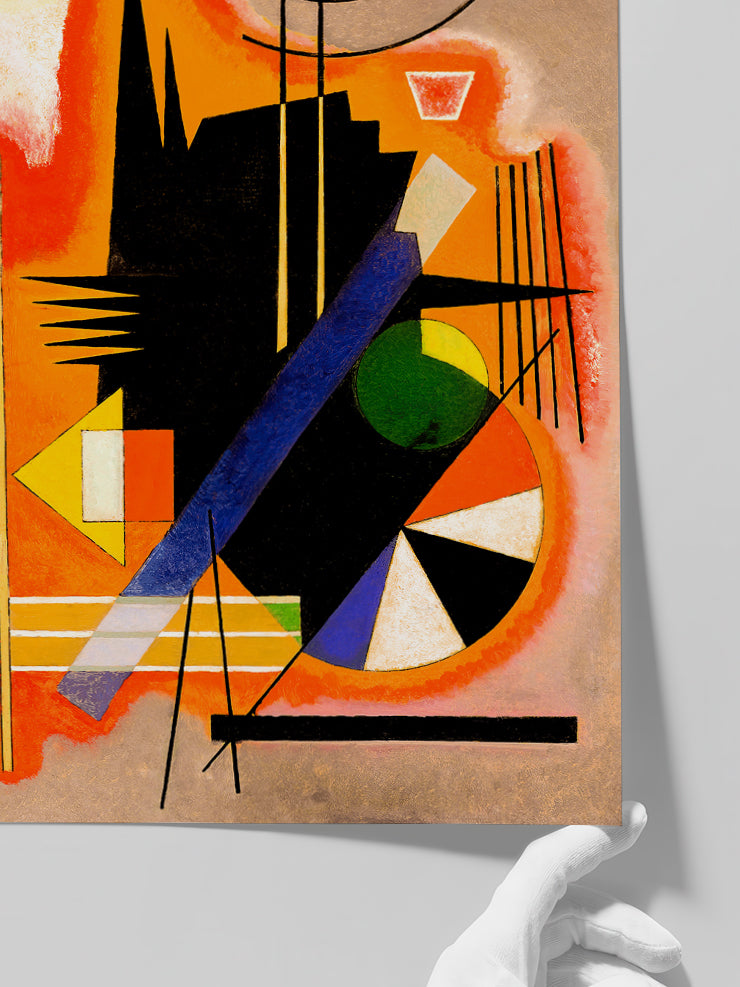 Kandinsky Einige Spitzen - Art Print