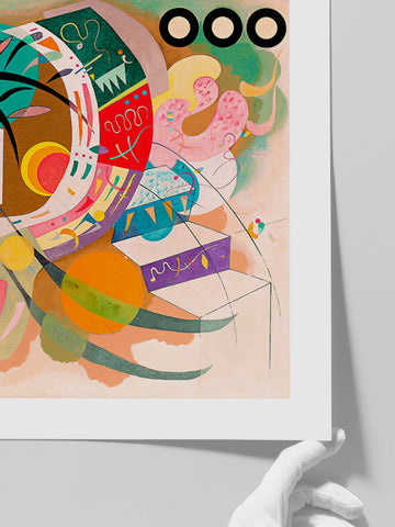 Kandinsky Dominant Curve - Art Print
