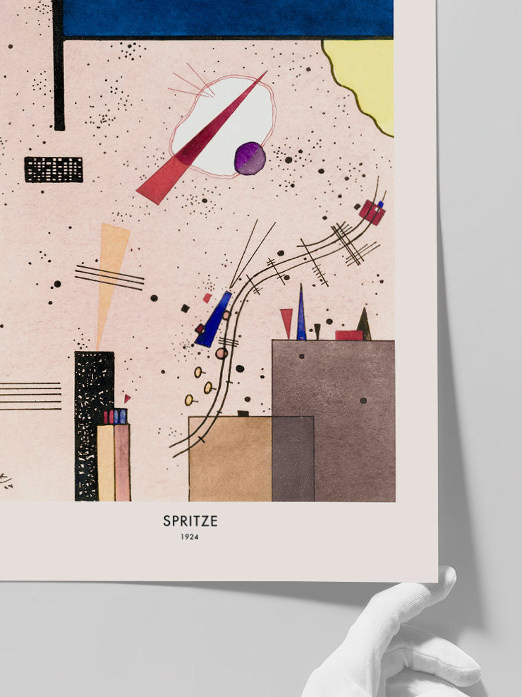 Kandinsky Spray - Art Print  Poster