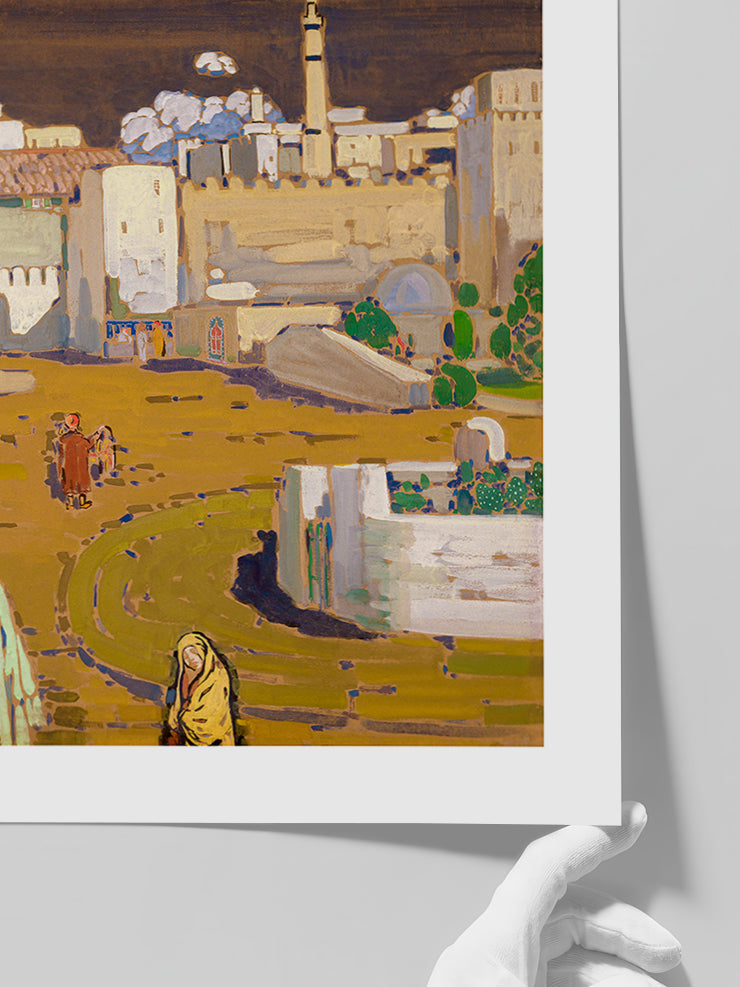 Kandinsky Doğu Şehri - Art Print  Poster
