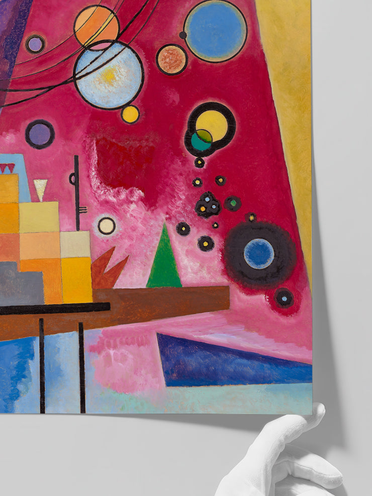 Wassily Kandinsky Heavy Red - Art Print