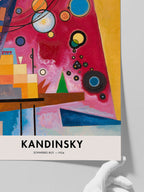 Kandinsky Heavy Red - Art Print