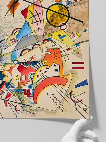 Kandinsky Bustling Aquarelle - Art Print