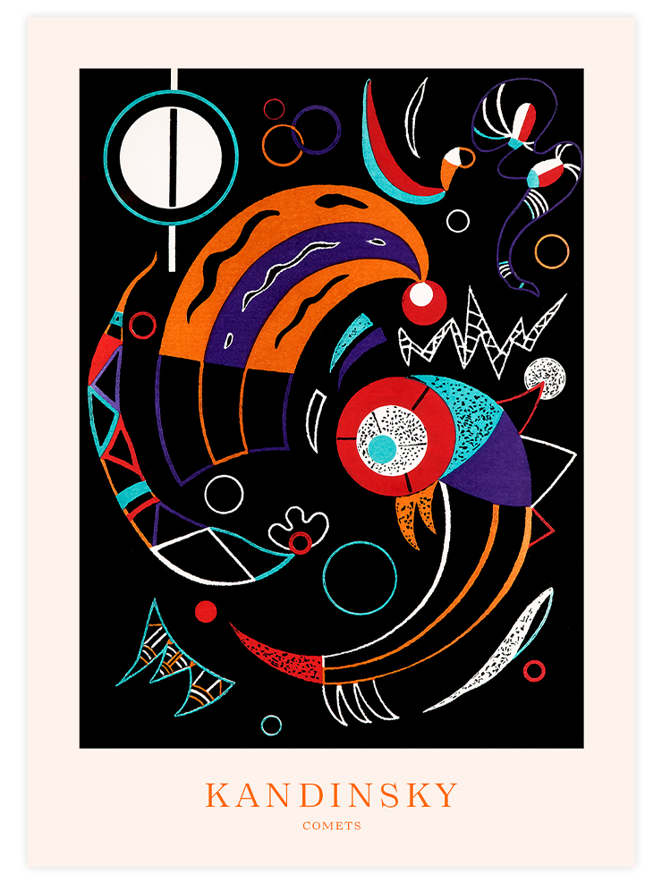 Kandinsky Comets - Art Print Ürün ana görseli