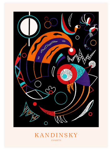 Kandinsky Comets - Art Print