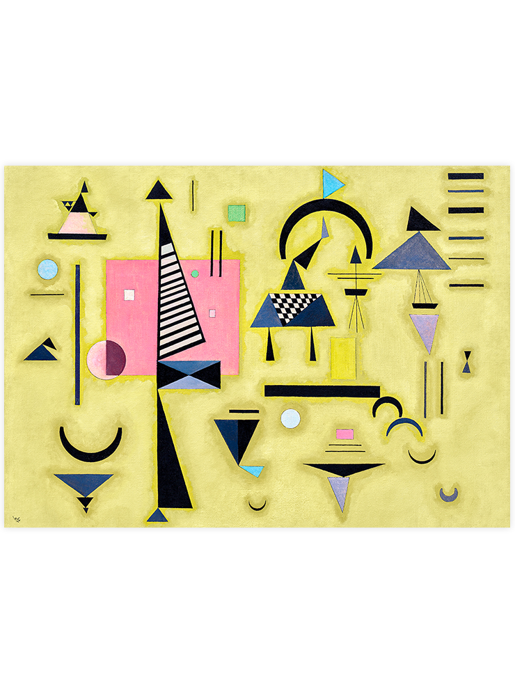 Kandinsky Decisive Pink - Art Print Ürün ana görseli