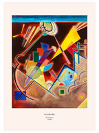Kandinsky Deep Brown - Art Print