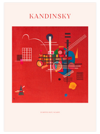 Kandinsky Dumpfes Rot, No.400 - Art Print