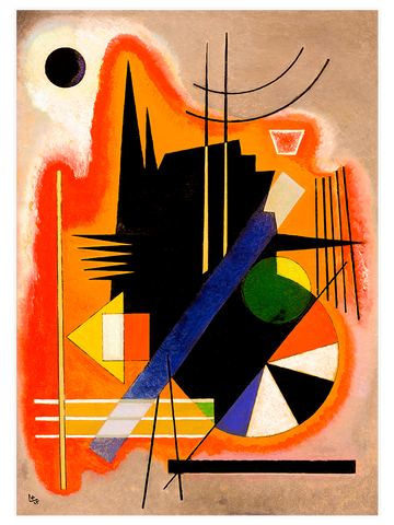 Kandinsky Heavy Red - Poster Seti Duo