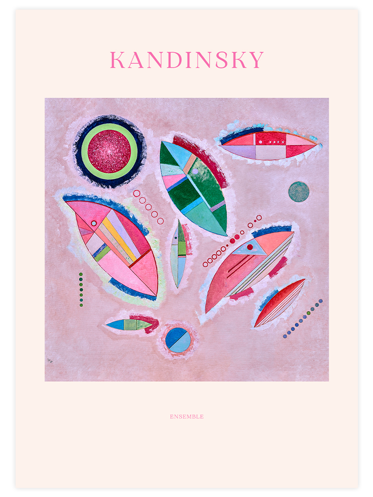 Kandinsky Ensemble - Art Print Ürün ana görseli