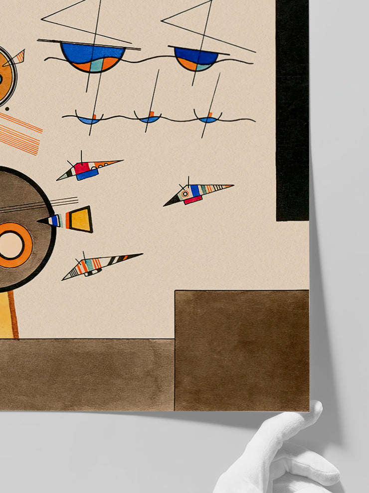 Kandinsky Floating - Art Print  Poster