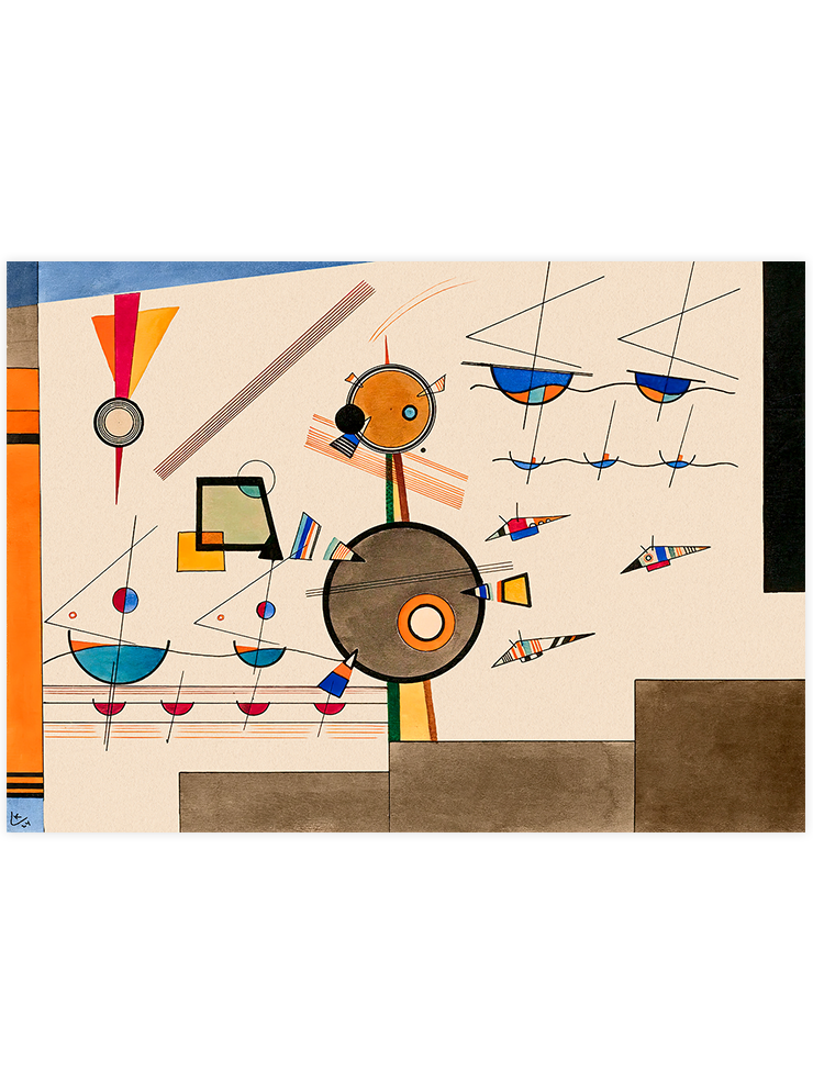 Kandinsky Floating - Art Print
