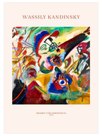 Kandinsky Fragment 2 for Composition VII - Art Print