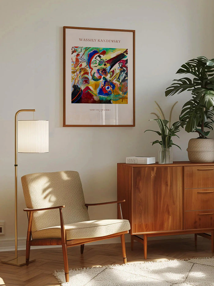 Kandinsky Fragment 2 for Composition VII - Art Print  Poster