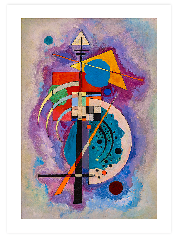 Kandinsky Hommage à Grohmann - Art Print Ürün ana görseli
