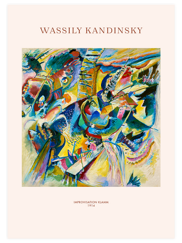 Kandinsky Improvisation Klamm - Art Print