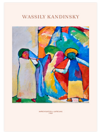 Kandinsky Improvisation 6 (African) - Art Print
