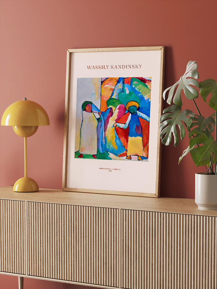 Kandinsky Improvisation 6 (African) - Art Print Ürün ikincil görseli