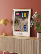 Kandinsky Im Lockeren Schwarz - Art Print