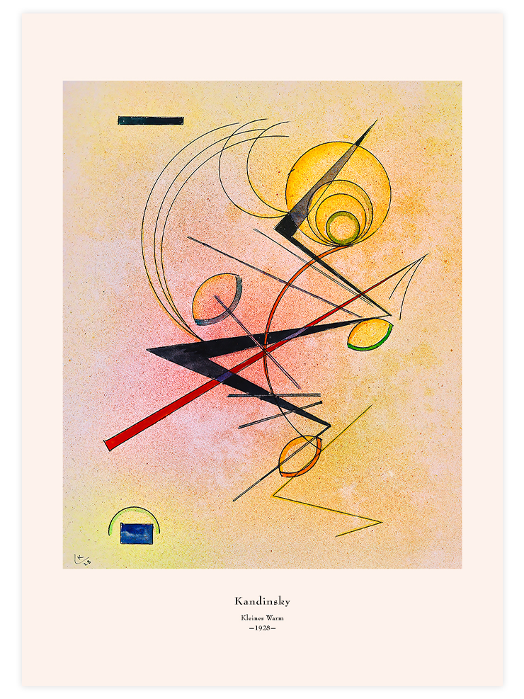 Kandinsky Kleines Warm - Art Print
