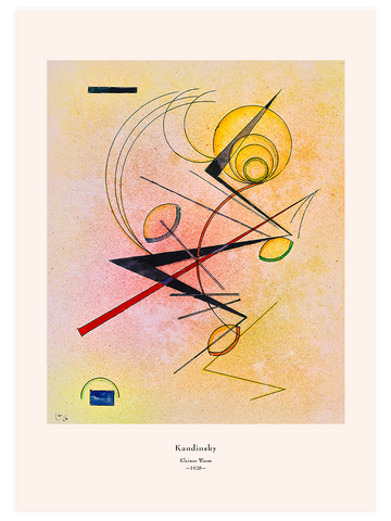 Kandinsky Kleines Warm - Art Print